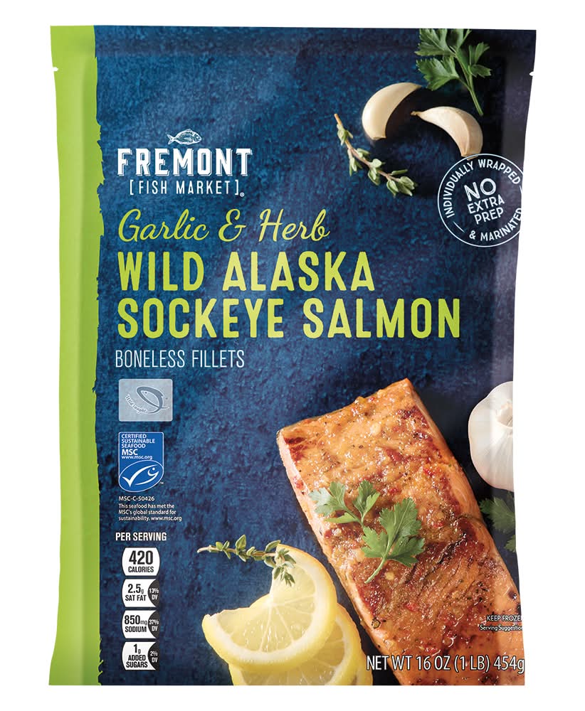 Fremont Fish Market Savory Garlic Salmon