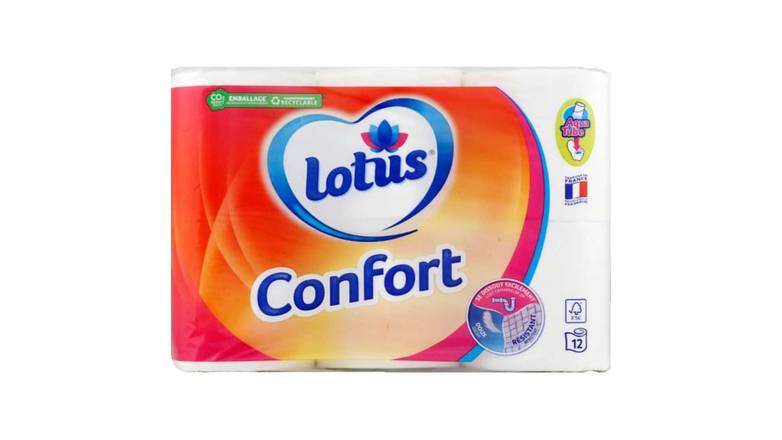 Lotus - Rouleaux de papier toilette confort (blanc)