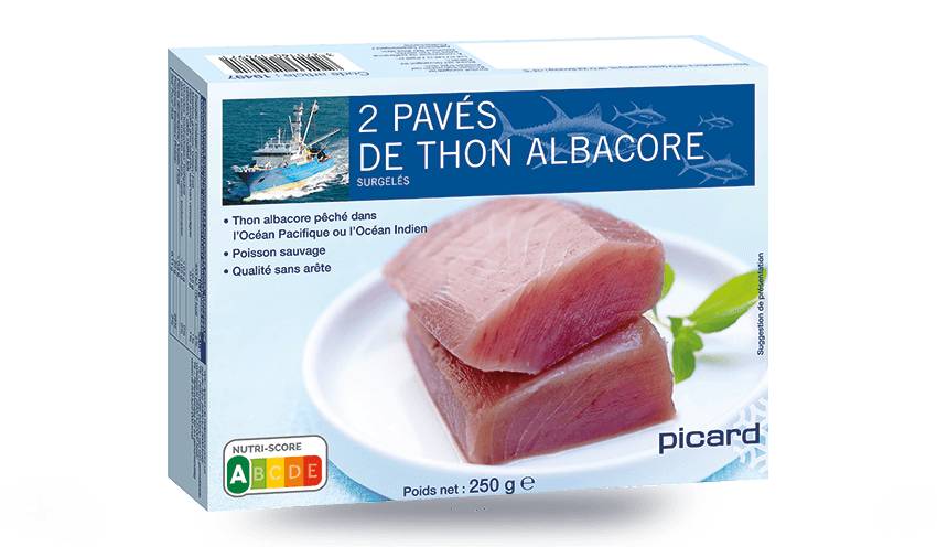 2 pavés de thon Albacore