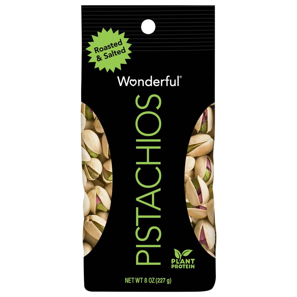 Wonderful Roasted and Salted Pistachios (8 oz)