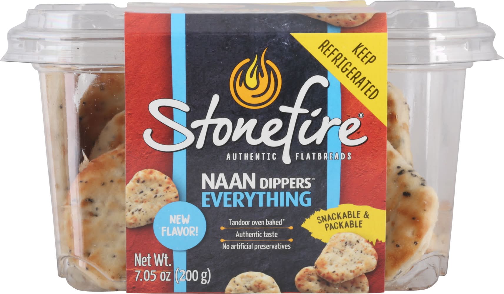 Stonefire Naan Dippers Everything Flatbreads (7.1 oz)