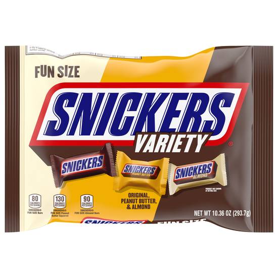 Snickers Fun Size Chocolate Bars Variety pack (10.4 oz)
