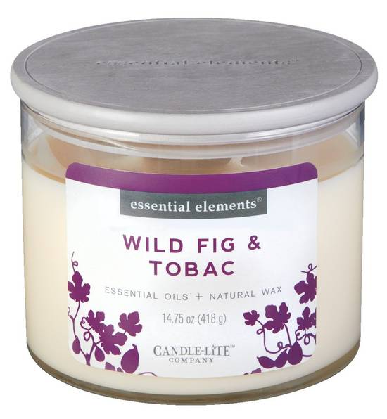 Candle-Lite Essential Elements Wild Fig & Tobac Candle (418 g)