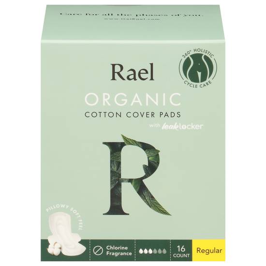 Rael Regular Organic Cotton Cover Pads