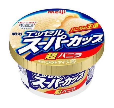 �明治 エッセル スーパーカップ アイスクリーム - 超バニラ (200mL)