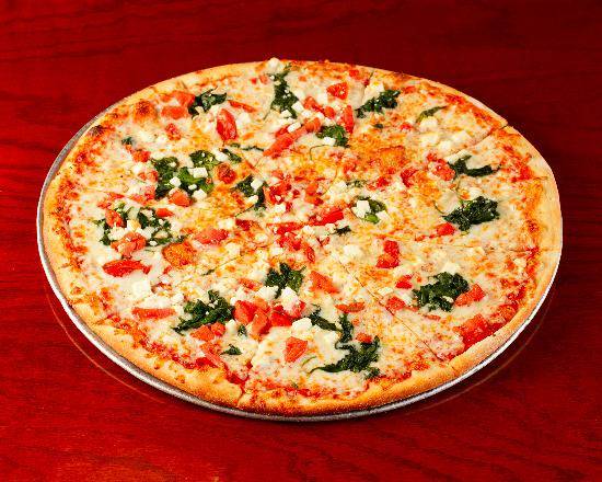 Large Garlic Spinach Pizza