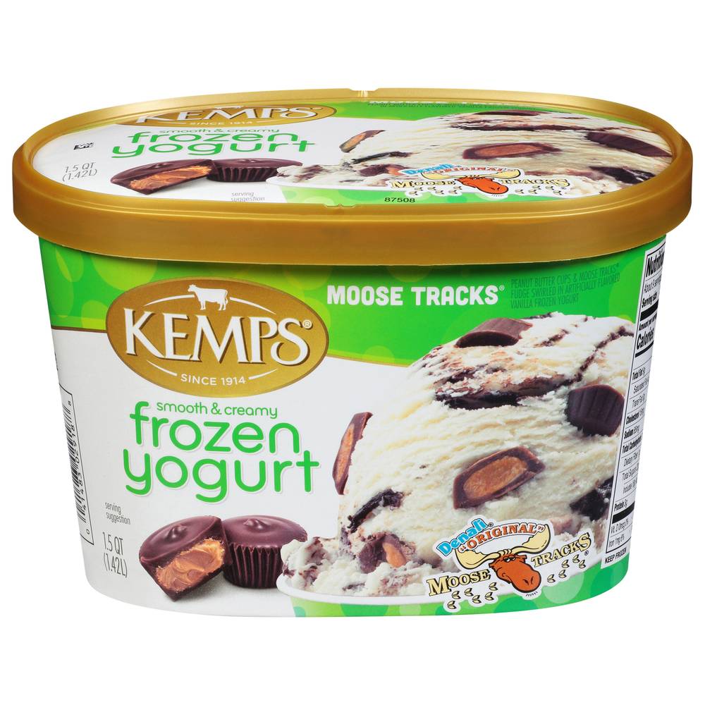 Kemps Smooth & Creamy Moose Tracks Frozen Yogurt (1.5 qt)