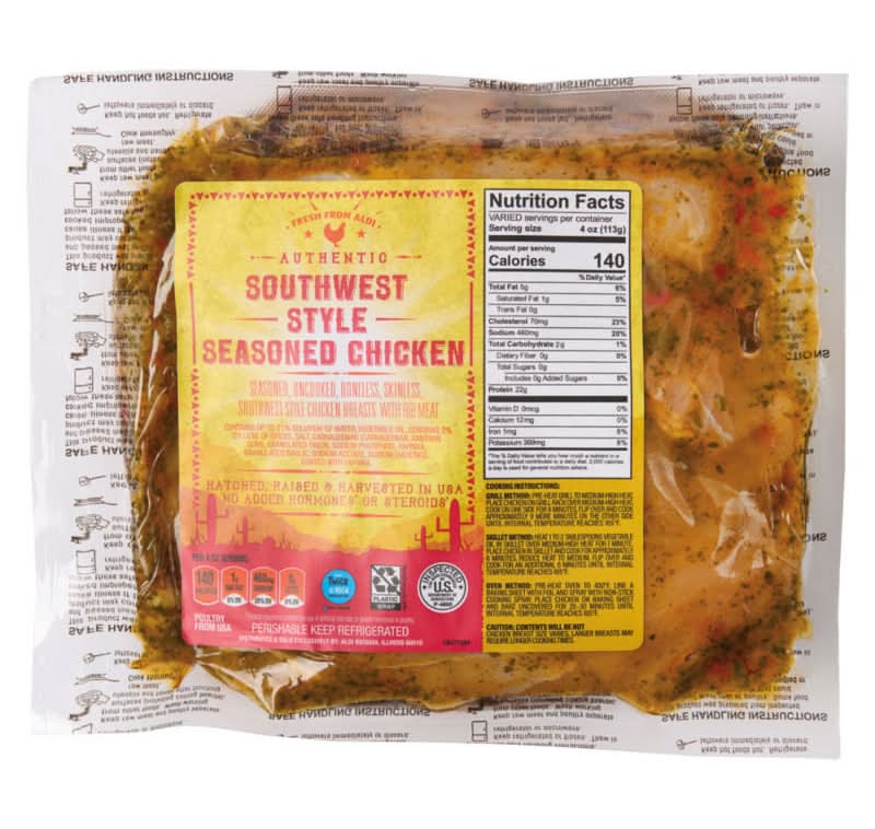 Southwest Style Seasoned Chicken, per lb