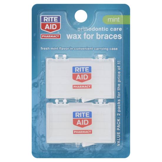 Rite Aid Mint Wax For Braces
