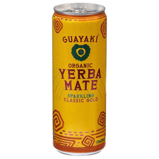 Guayaki Organic Sparkling Classic Gold Yerba Mate Tea (12 fl oz)