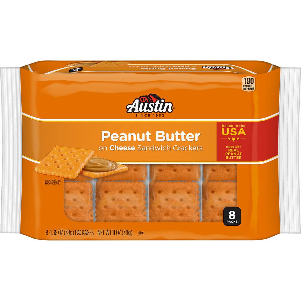 Austin Peanut Butter on Cheese Sandwich Crackers (11 oz)