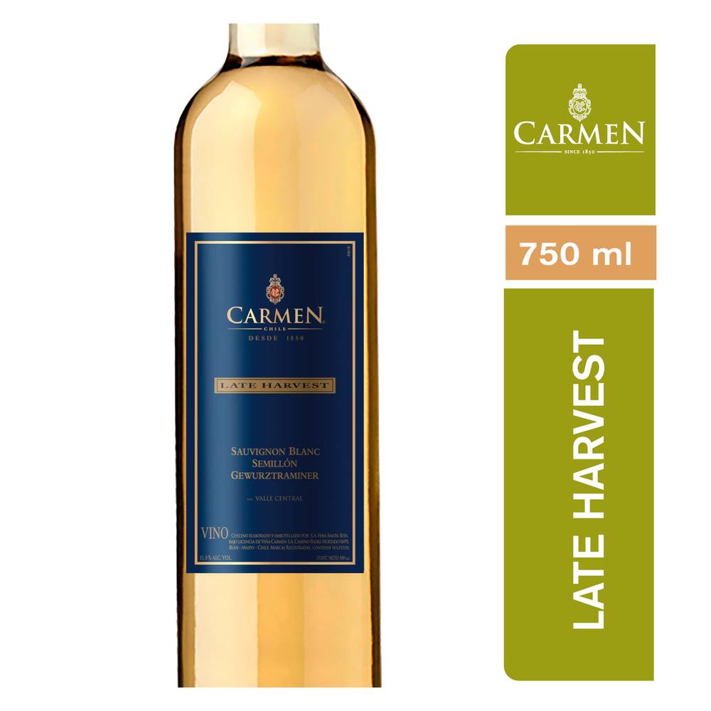 Viña Carmen · Vino late harvest moscatel de alejandría (500 ml)