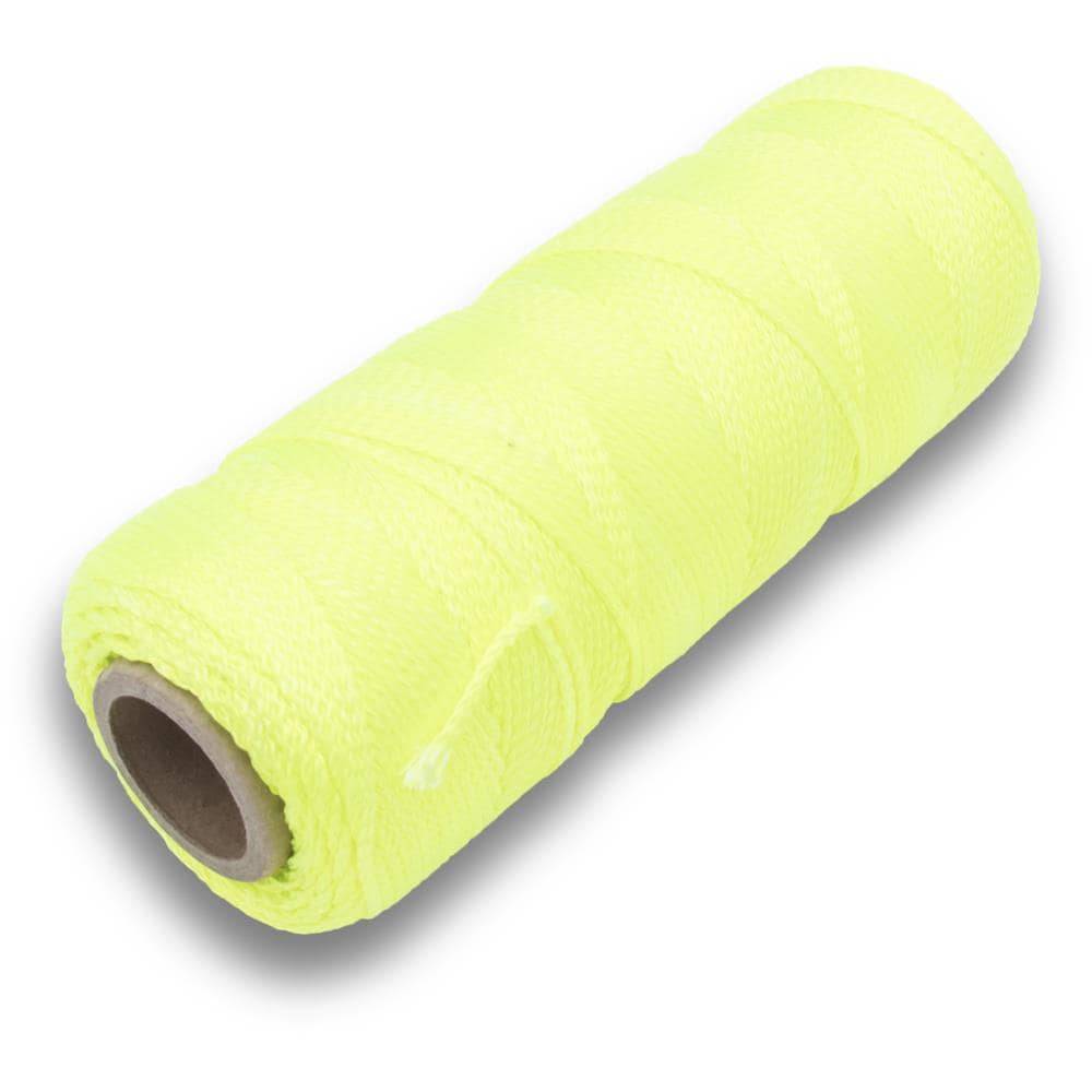 Marshalltown 500-ft Braided Fluorescent Yellow Nylon Mason Line String | ML339