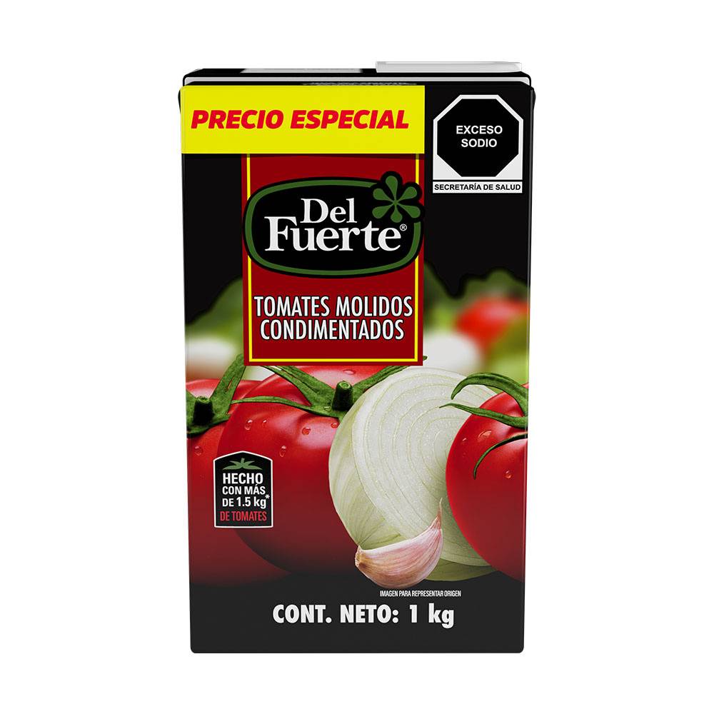 Del Fuerte · Tomates molidos condimentados (1 kg)