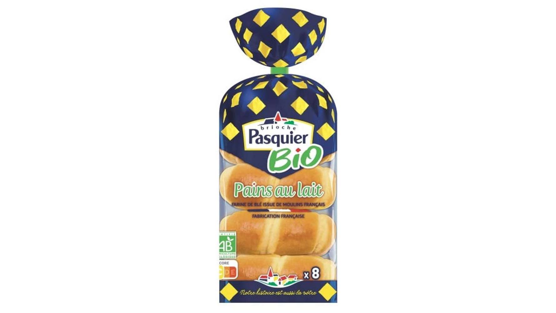 Brioche Pasquier - Bio pains au lait (8 pièces)
