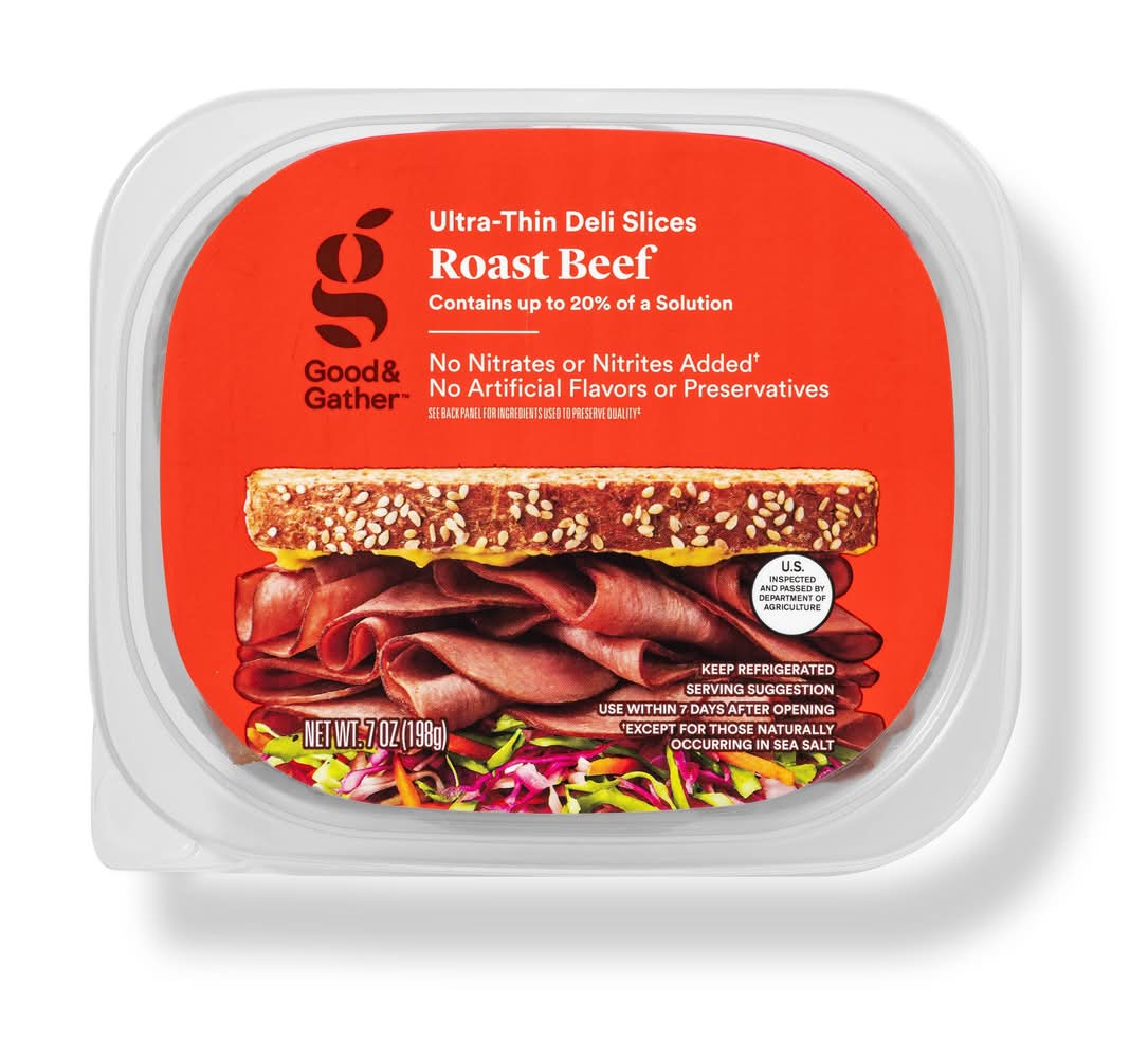 Good & Gather Roast Beef Ultra-Thin Deli Slices (7 oz)