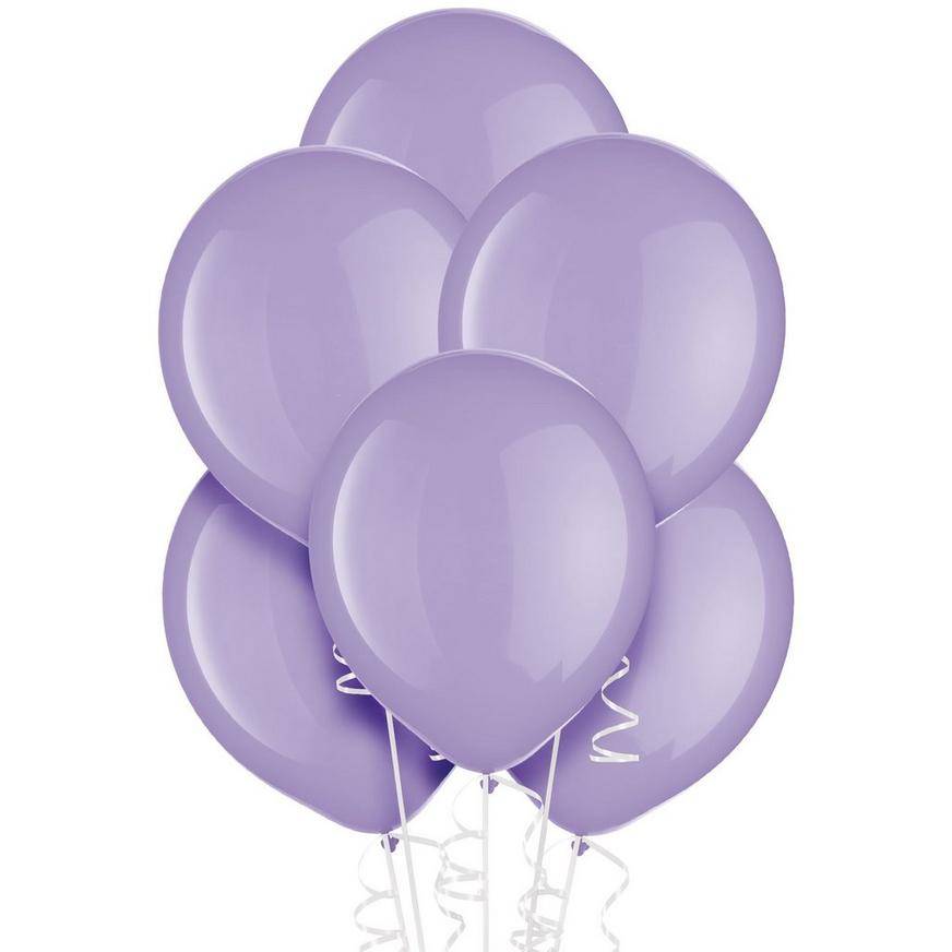 Uninflated 15ct, 12in, Lavender Balloons