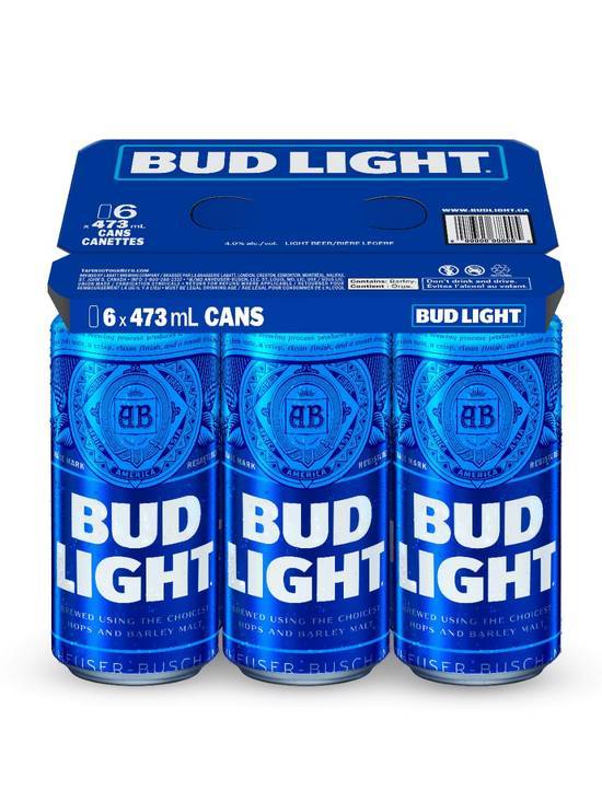 Bud light · Lager Beer (6 x 473 mL)