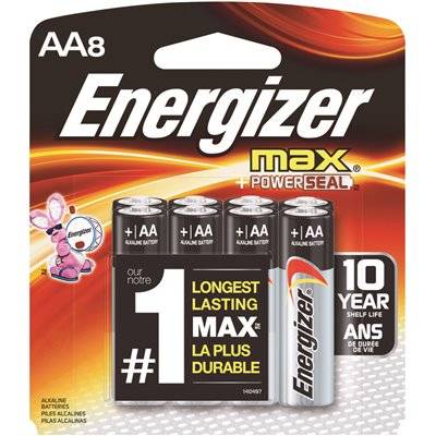 Batería Energizer Max AA 8 Pack