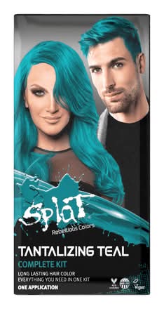 Splat Long Lasting Hair Colour, Tantalizing Teal
