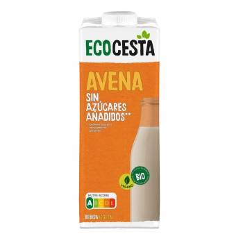 Bebida de avena ecológica EcoCesta sin azúcar añadido brik 1 l.