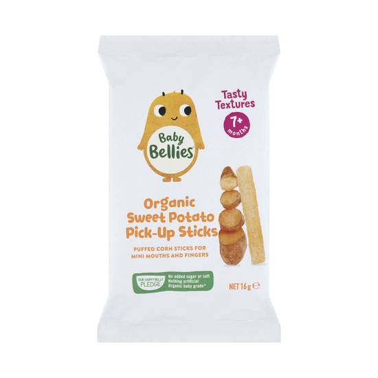 Baby Bellies Organic Sweet Potato Pick-Up Sticks 16g