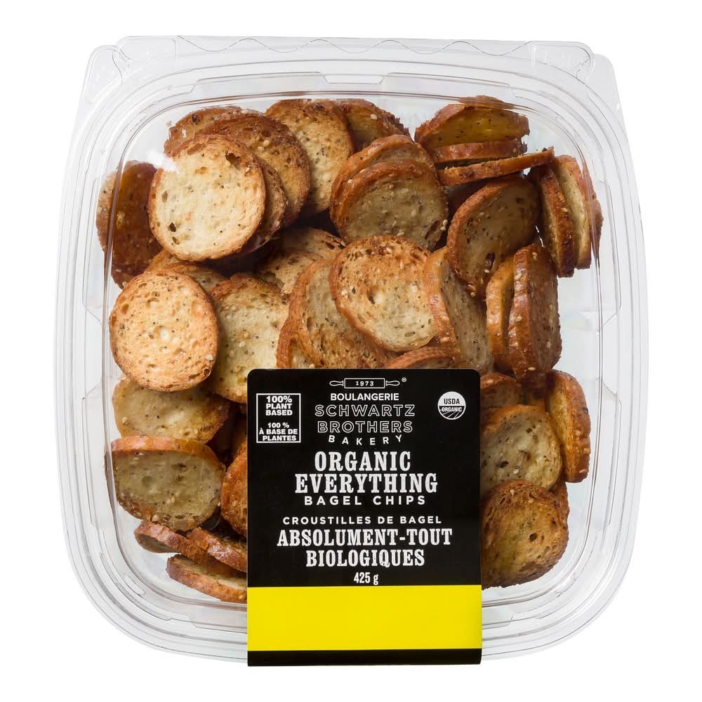 Croustilles De Bagel Absolument-Tout, Boulangerie Schwartz Brothers, 425 G / Schwartz Brothers, Bakery Everything Bagel Chips, 425 G