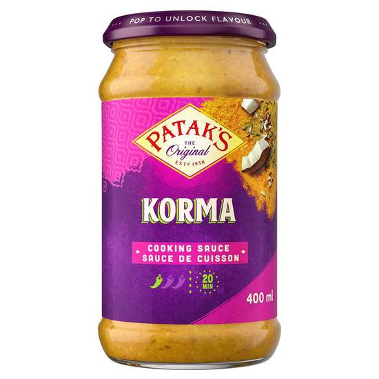 Patak's · Korma cooking sauce (400 mL)