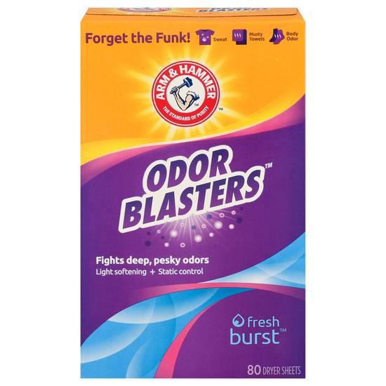 Arm & Hammer Odor Blasters Fresh Burst Dryer Sheets