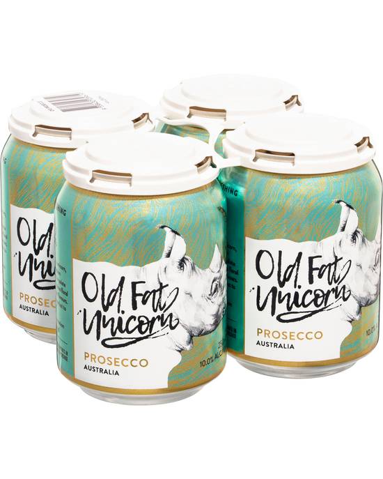 Old Fat Unicorn Prosecco Cans 4x250mL