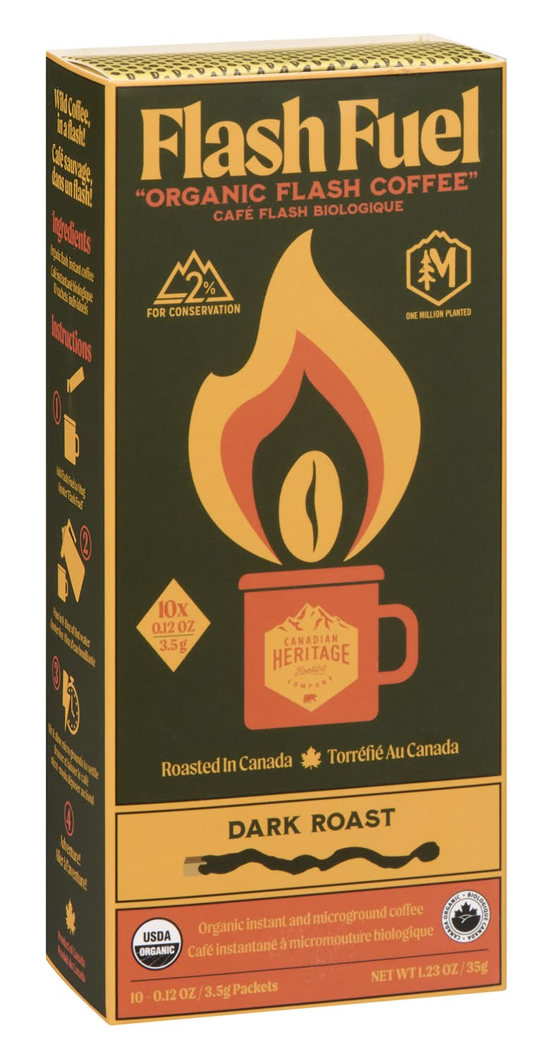 Canadian Heritage - Organic Flash Fuel Coffee Dark Roast
