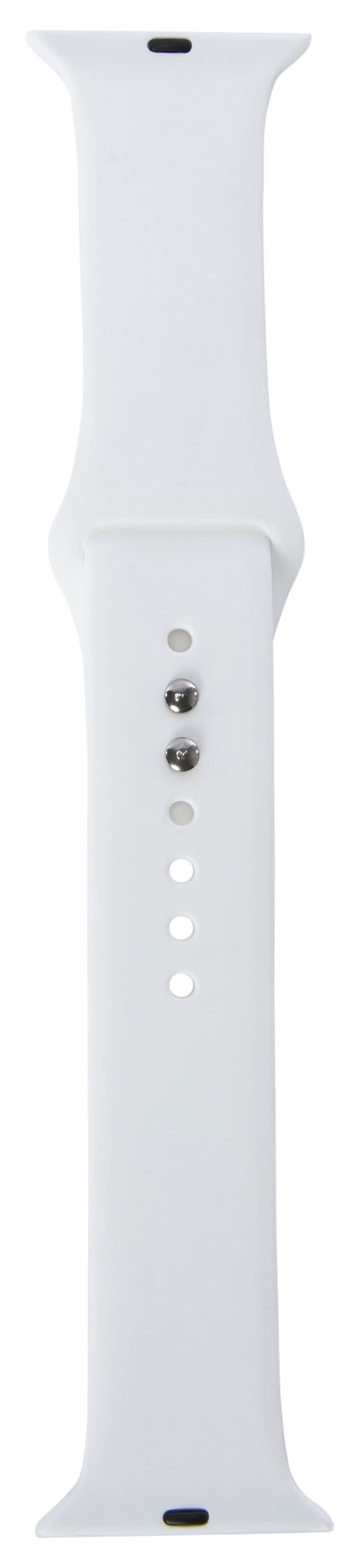 Adjustable Silicone Watchband For Apple Watch® Large White