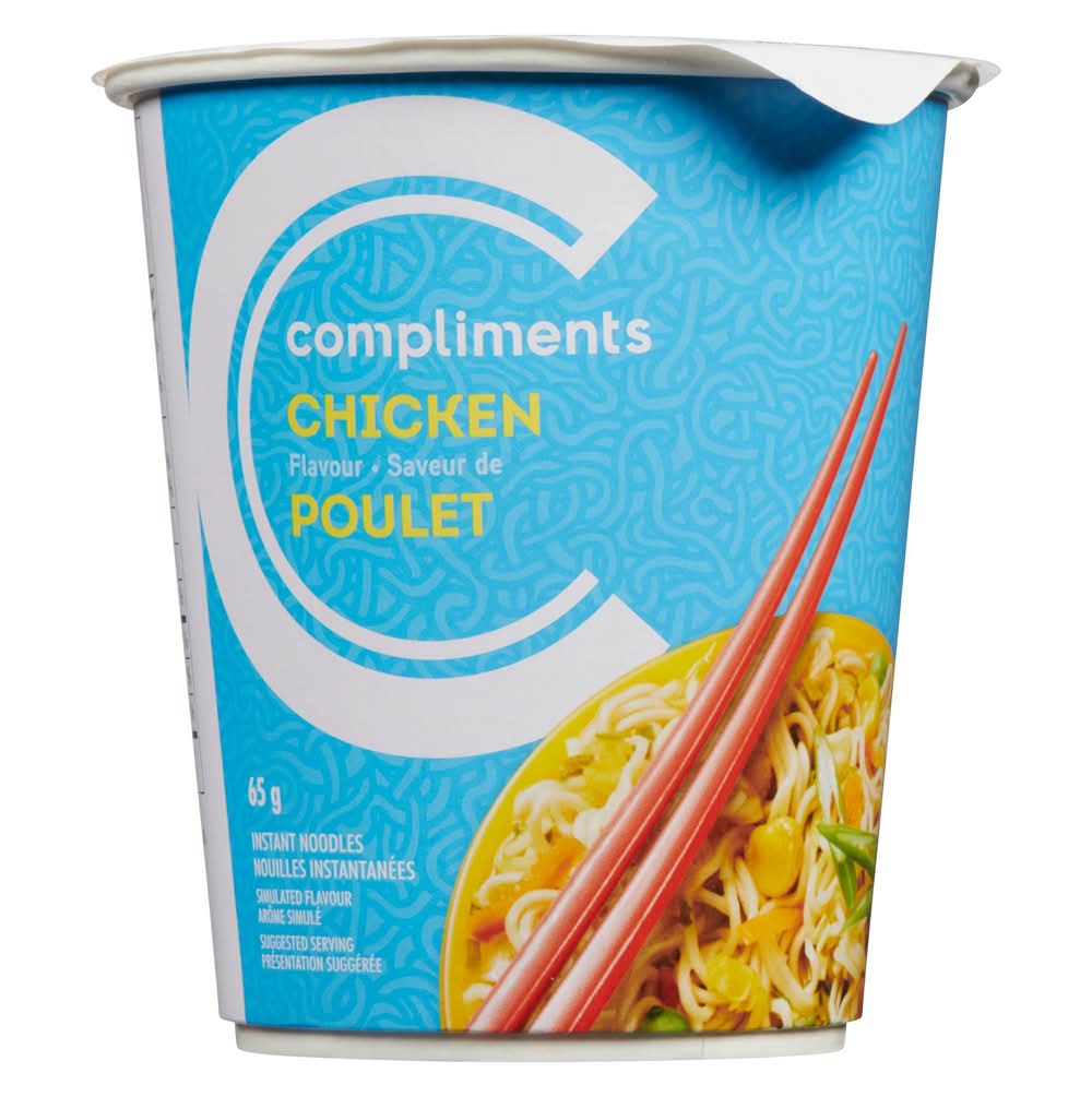 Compliments nouilles instantanées à saveur de poulet (65 g) - chicken noodles (65 g)