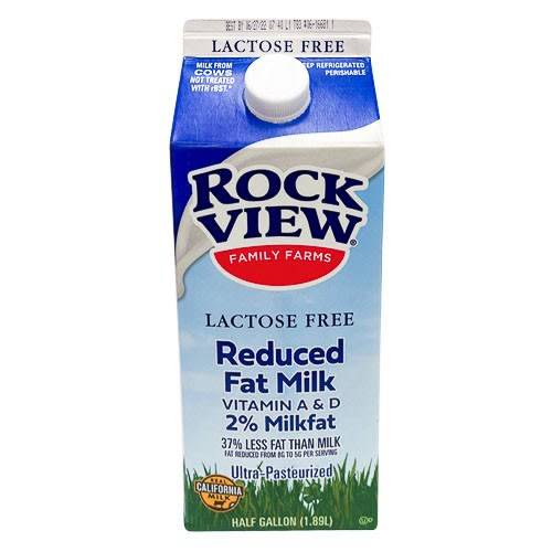 Rockview Lactose Free 2% Reduced Fat Milk (1.89 L)