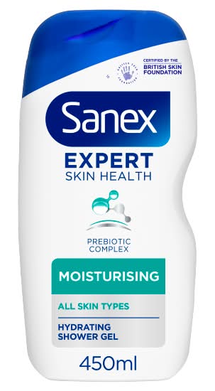 Sanex Expert Skin Health Moisturising Hydrating Shower Gel (450ml)