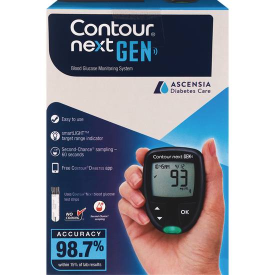 Bayer Contour Next Gen Blood Glucose Monitoring System Meter