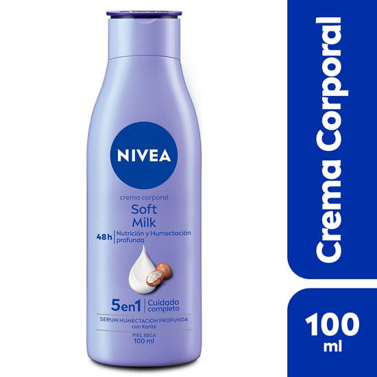 Nivea soft milk crema (frasco c/100 ml.)