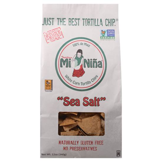 Mi Nina White Corn Sea Salt Tortilla Chips