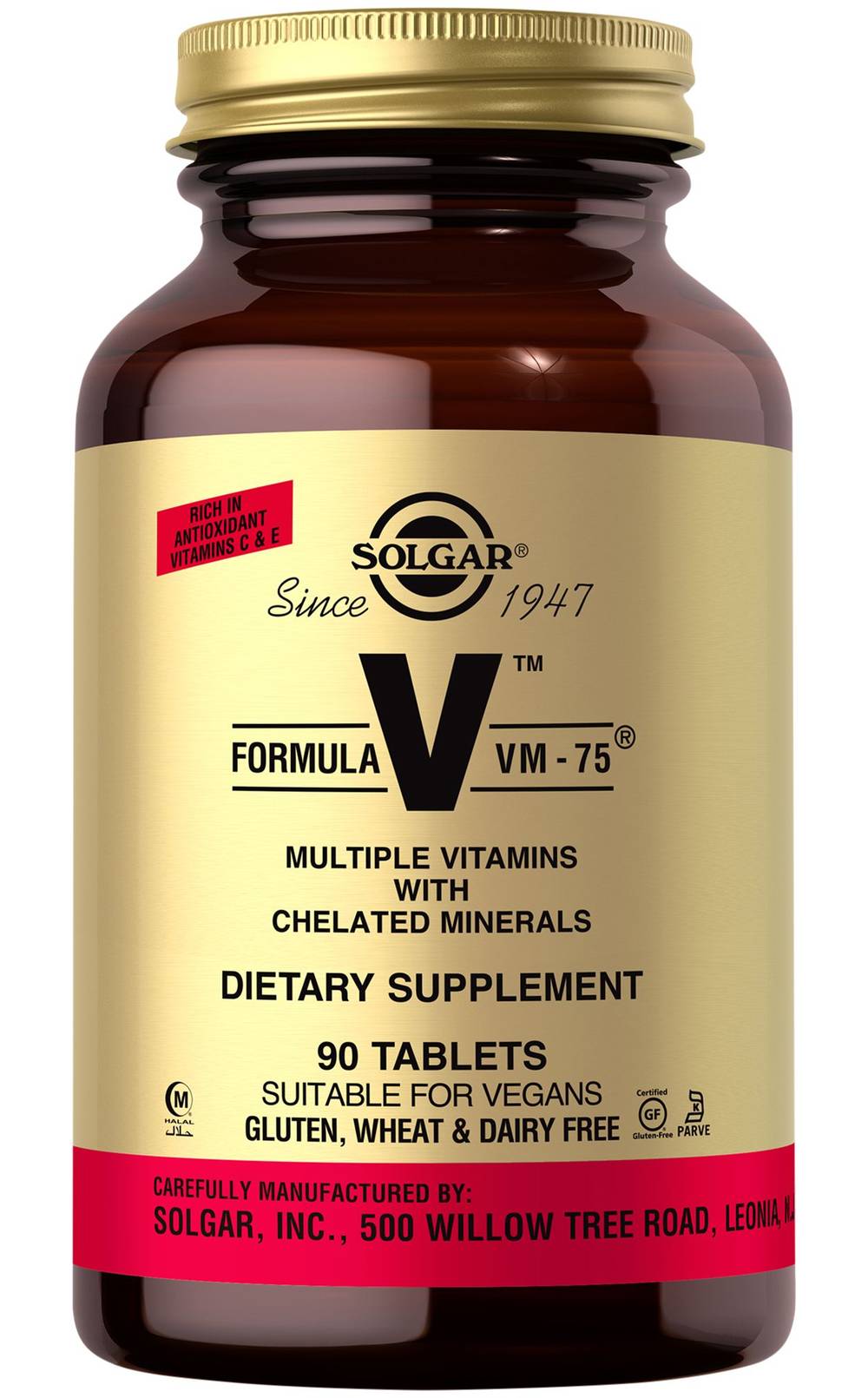 Formula Vm-75 Multivitamin With Chelated Minerals (90 Tablets)