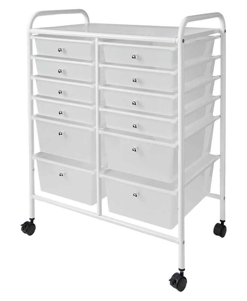 SOHL 12 Drawer Rolling Cart