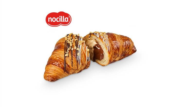 Croissant relleno de Nocilla