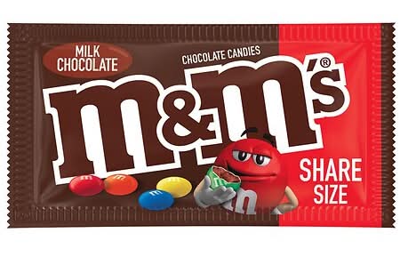 M&M's Milk Chocolate Share Size Candies