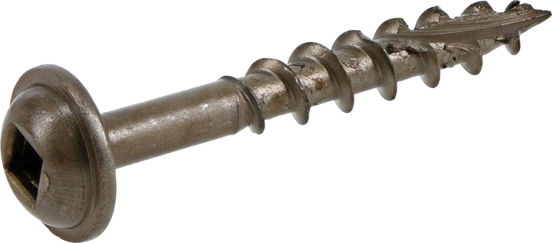 Hillman #8 x 1-1/4-in Bronze Pocket Hole Screws Interior Pocket Hole Screws (100-Per Box) | 42168