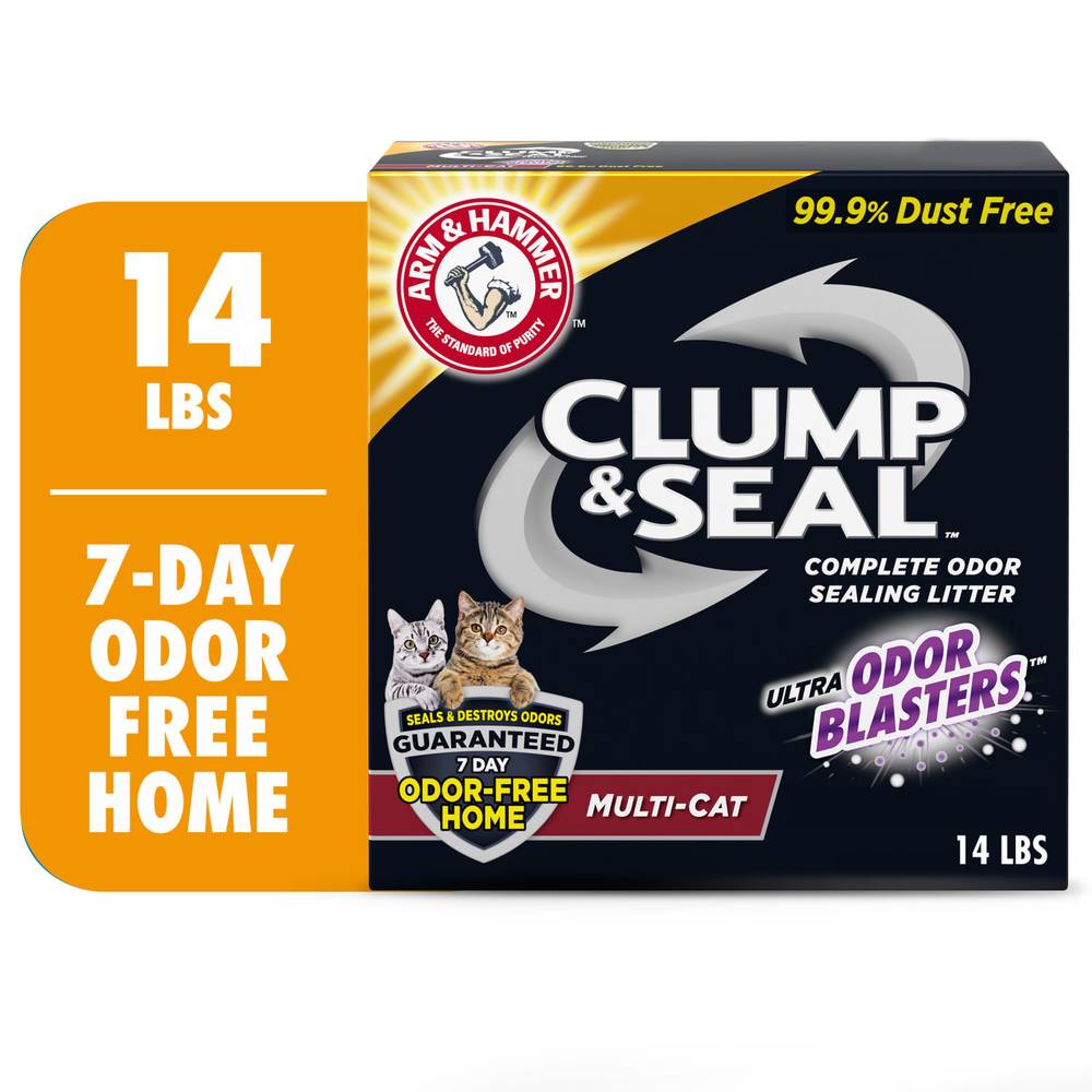 Arm & Hammer Clump & Seal Complete Odor Sealing Litter (14 lbs)