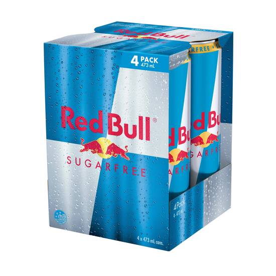 Red Bull Sugar Free 250ML 4Pk