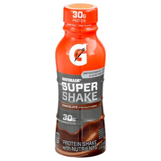 Gatorade Chocolate Super Shake Protein Drink (11.16 fl oz)
