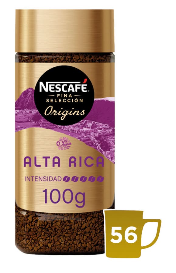 Nescafé · Fina selección origins café instantáneo alta rica (100 g)