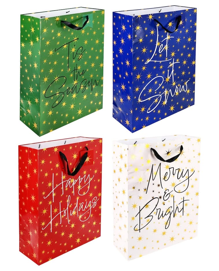 Festive Seasonal Christmas Gift Bag, XL