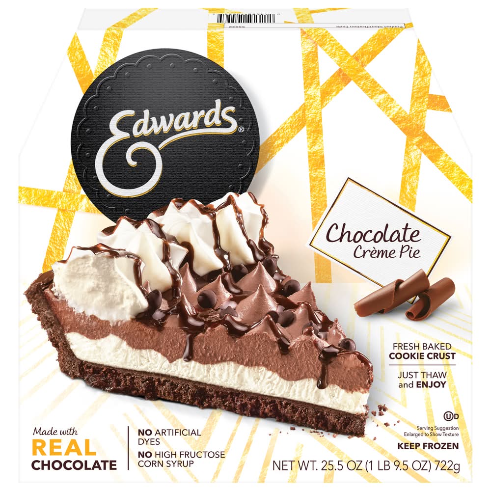 Edwards Flavored Creme Pie, Chocolate (25.5 oz)