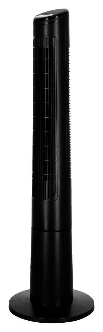 HAMPTON BAY · Ventilador de torre oscilante a control remoto, 40 in, negro